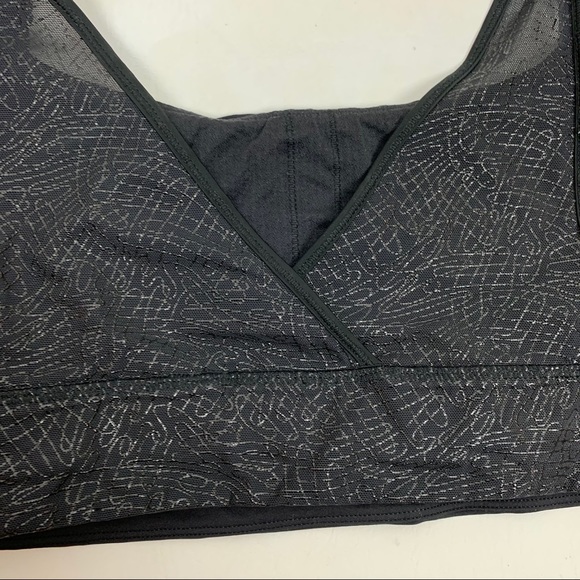 Lululemon Infinite Flow Black Longline Bra Size 10 - Picture 10 of 11